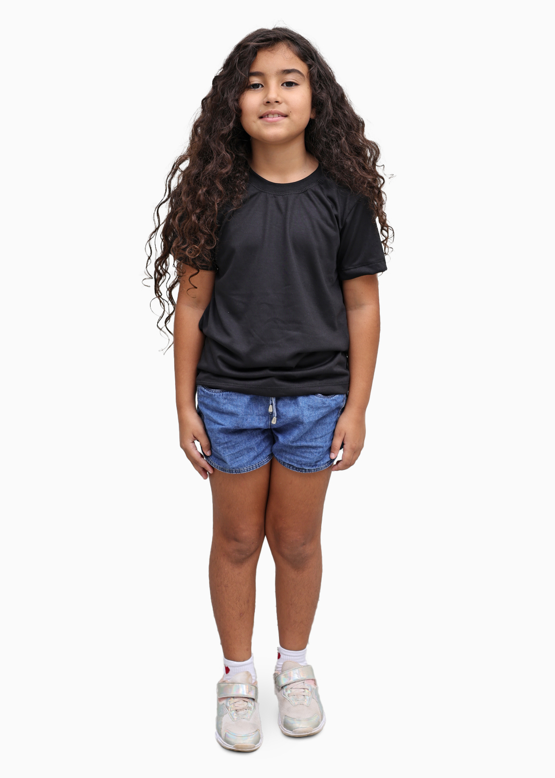 Camiseta Feminina Básica Preto Algodão