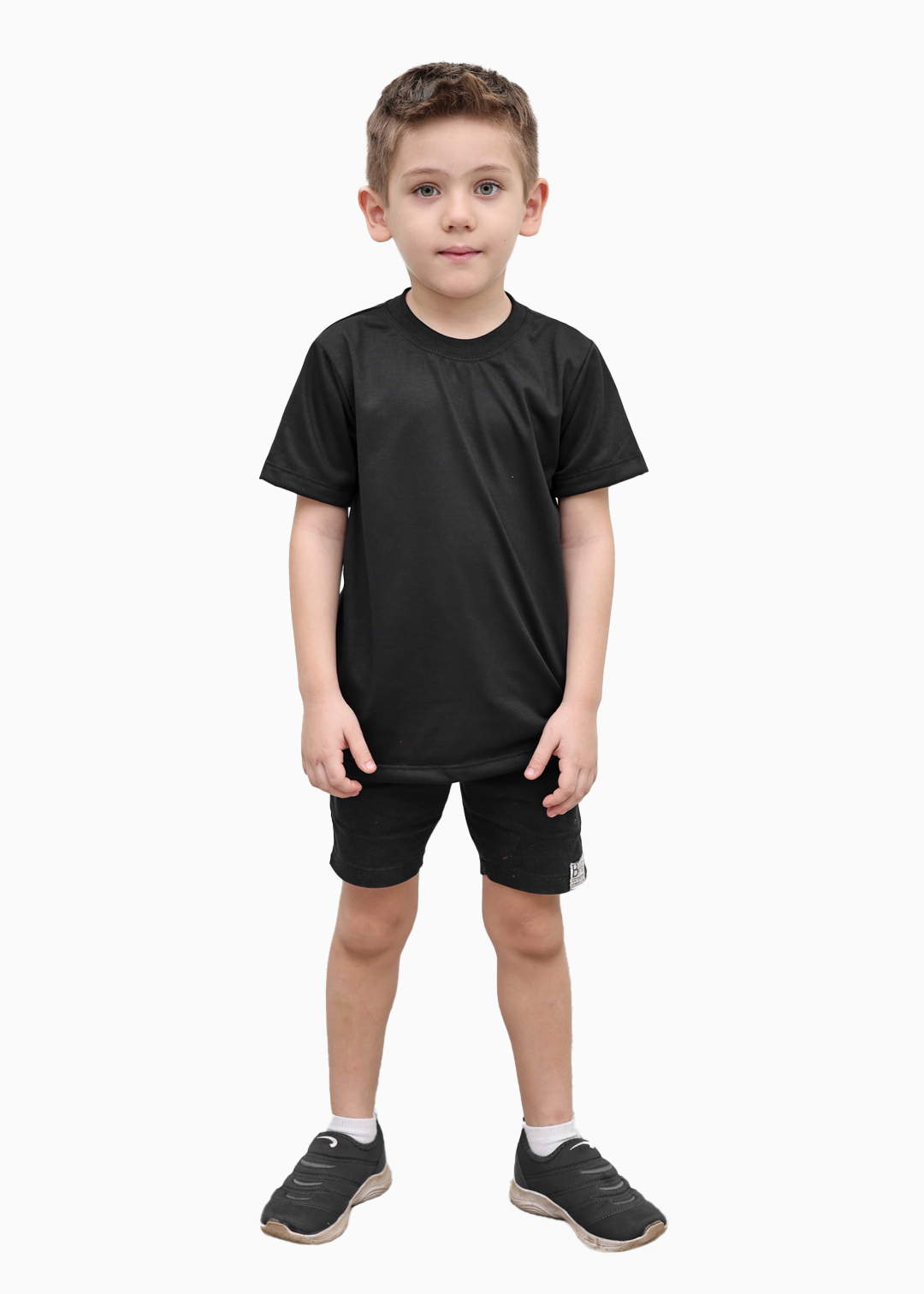 Camiseta Masculina Básica Preto Algodão