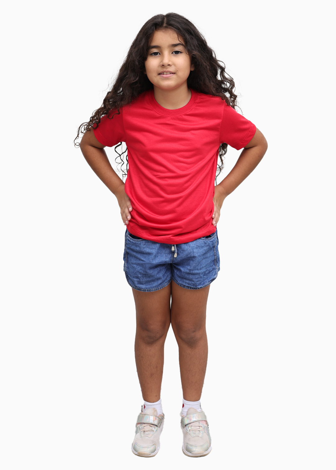 Camiseta Feminina Básica Vermelho Algodão