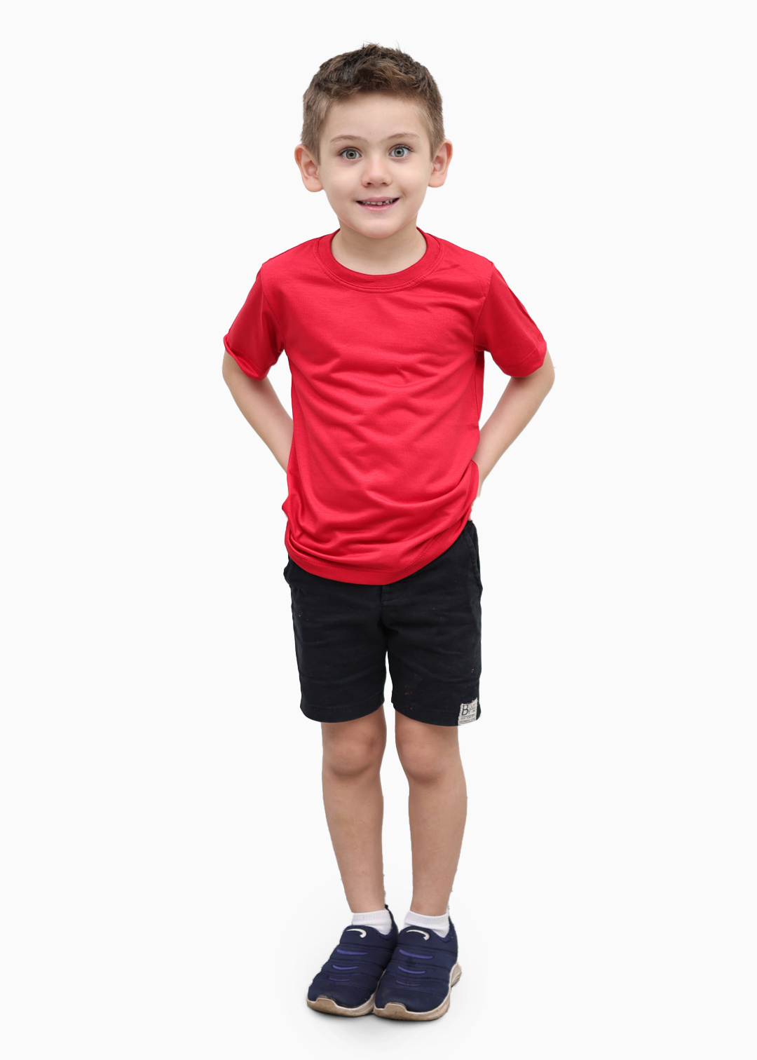 Camiseta Masculina Básica Vermelho Algodão